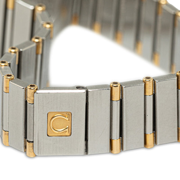 オメガ コンステレーション 腕時計 1270.10.00 クオーツ ゴールド文字盤 ステンレススチール メッキ レディース OMEGA 【中古】