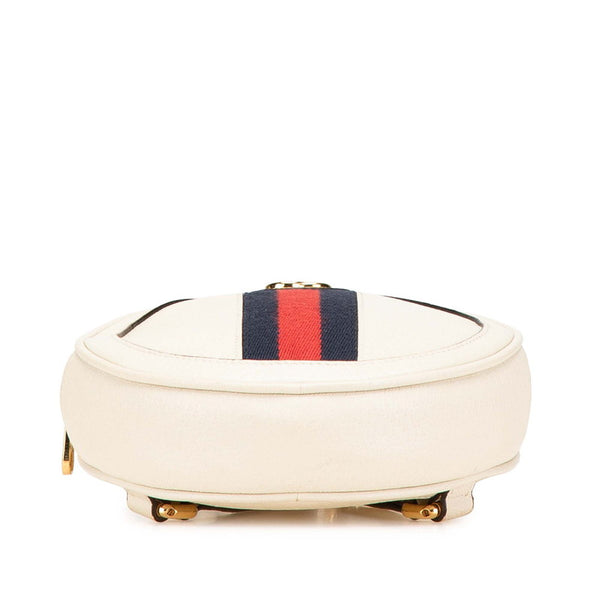 グッチ オフィディア  リュック バックパック 598661 ホワイト マルチカラー PVC レザー レディース GUCCI 【中古】