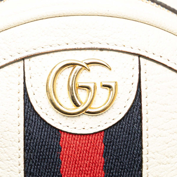 グッチ オフィディア  リュック バックパック 598661 ホワイト マルチカラー PVC レザー レディース GUCCI 【中古】