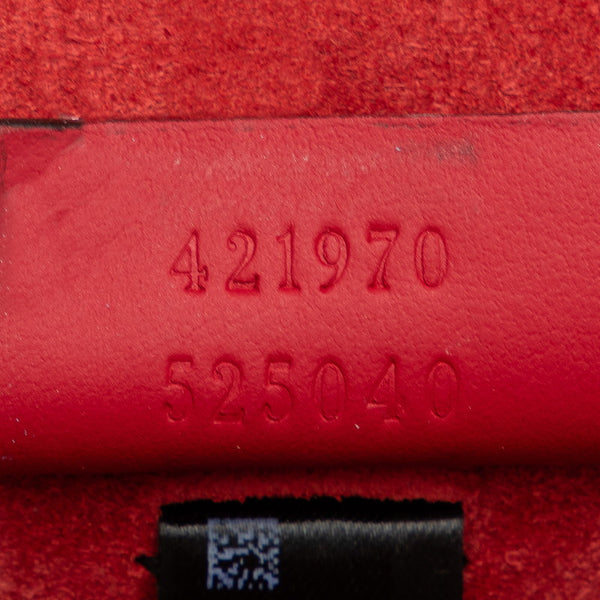 グッチ GGスプリーム デュオニュソス 斜め掛け チェーン ショルダーバッグ 421970 ベージュ レッド PVC スウェード レディース GUCCI 【中古】