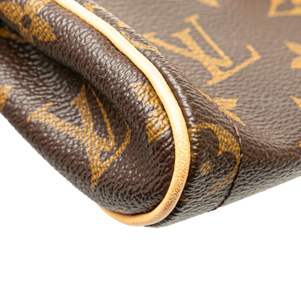 ルイ ヴィトン モノグラム ポシェット ビバリー ハンドバッグ M40122 ブラウン PVC レザー レディース LOUIS VUITTON 【中古】