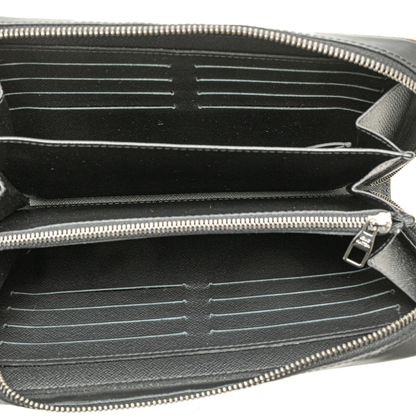 ルイ ヴィトン モノグラム エクリプス ジッピー XL ラウンドファスナー 長財布 M61698 ブラック PVC レザー メンズ LOUIS VUITTON 【中古】