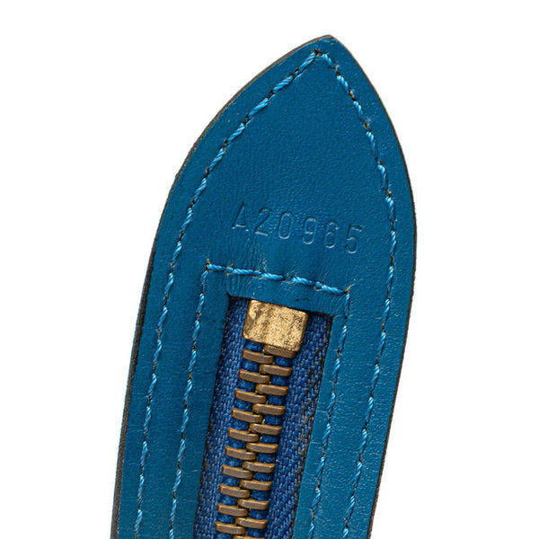 ルイ ヴィトン エピ サンジャックショッピング トートバッグ ショルダーバッグ M52265 トレドブルー レザー レディース LOUIS VUITTON 【中古】