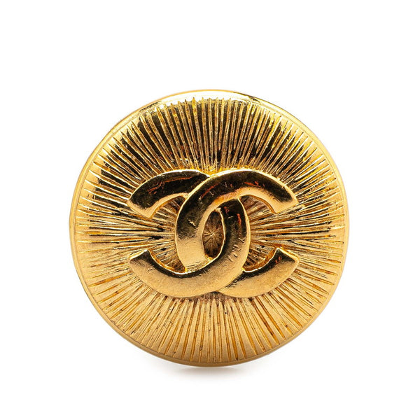 シャネル ヴィンテージ ココマーク ブローチ ゴールド メッキ レディース CHANEL 【中古】