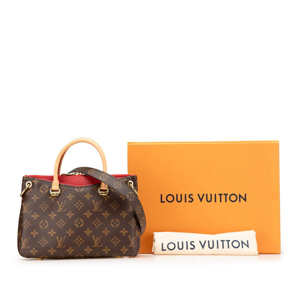 ルイ ヴィトン モノグラム パラスBB ハンドバッグ ショルダーバッグ 2WAY M41241 スリーズ ブラウン PVC レザー レディース LOUIS VUITTON 【中古】