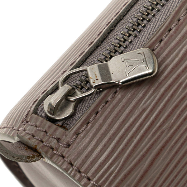 ルイ ヴィトン スフロ 付属 ポーチ M5222B リラ ライラック パープル レザー レディース LOUIS VUITTON 【中古】