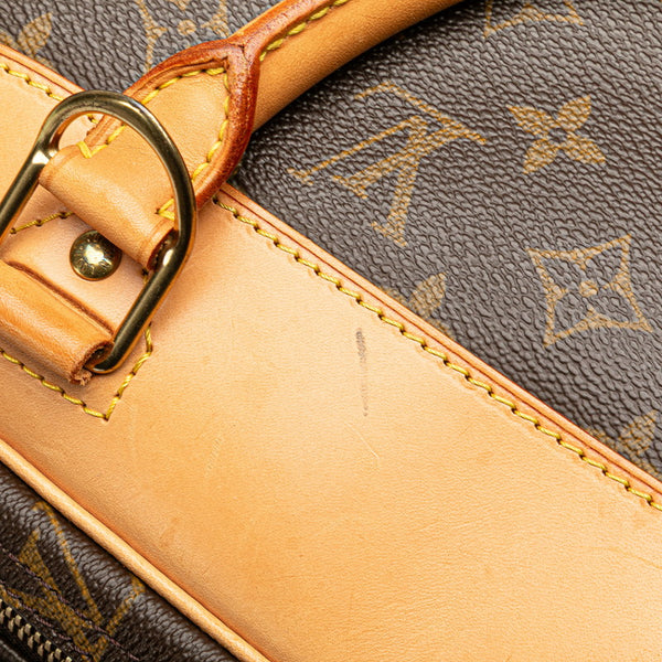 ルイ ヴィトン モノグラム アリゼ24H ボストンバッグ ショルダーバッグ 2WAY M41399 ブラウン レザー PVC メンズ LOUIS VUITTON 【中古】