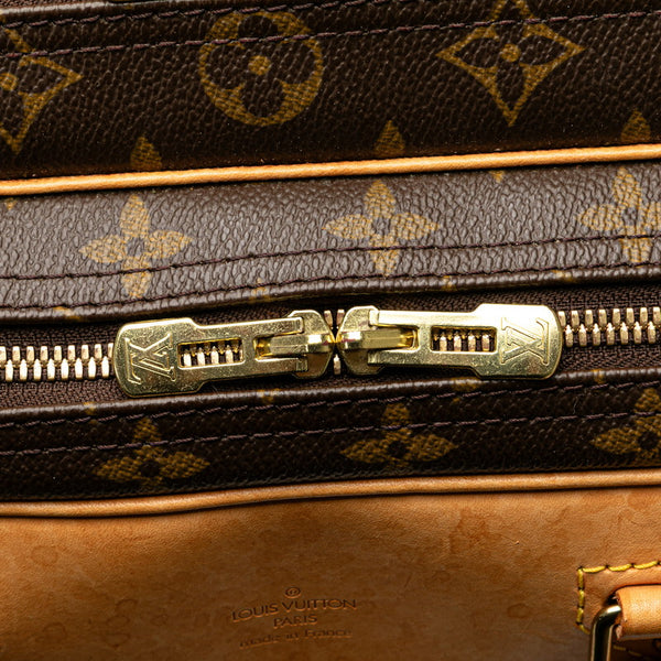 ルイ ヴィトン モノグラム アリゼ24H ボストンバッグ ショルダーバッグ 2WAY M41399 ブラウン レザー PVC メンズ LOUIS VUITTON 【中古】