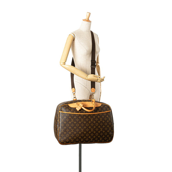 ルイ ヴィトン モノグラム アリゼ24H ボストンバッグ ショルダーバッグ 2WAY M41399 ブラウン レザー PVC メンズ LOUIS VUITTON 【中古】