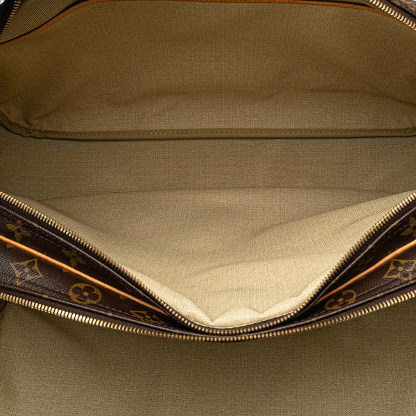 ルイ ヴィトン モノグラム アリゼ24H ボストンバッグ ショルダーバッグ 2WAY M41399 ブラウン レザー PVC メンズ LOUIS VUITTON 【中古】