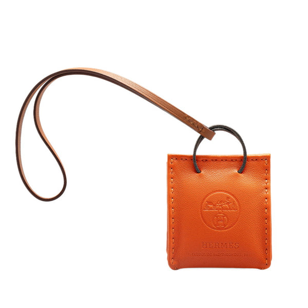 エルメス サックオランジュ チャーム フー オレンジ アニョーミロ レディース HERMES 【中古】