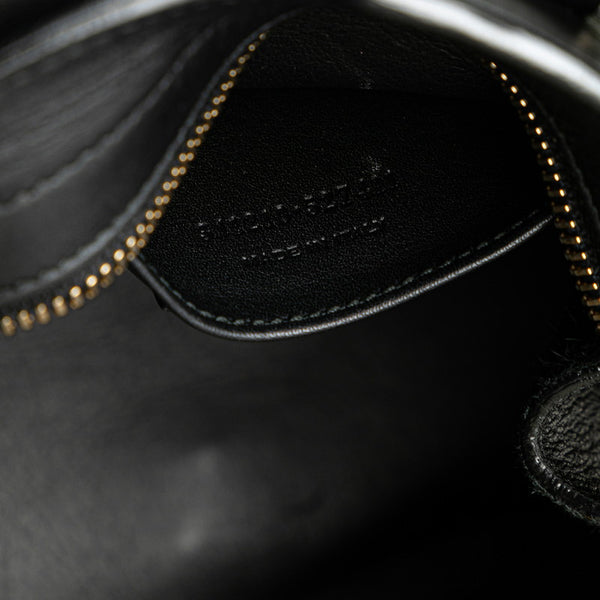 サンローラン Yライン カバス ハンドバッグ ショルダーバッグ 2WAY ブラック レザー レディース SAINT LAURENT 【中古】