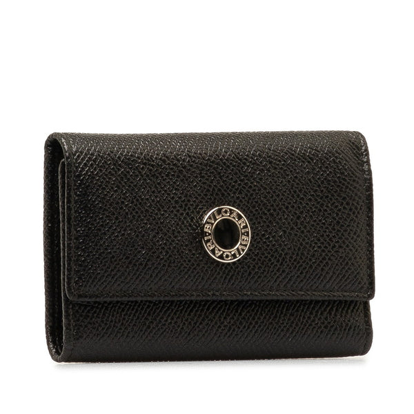ブルガリ ブルガリブルガリ 6連 キーケース ブラック レザー レディース BVLGARI 【中古】