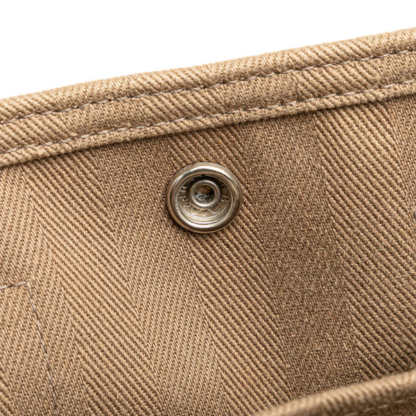 エルメス ヴァルパライソPM ハンドバッグ エトゥープ グレージュ トワルシェブロン スイフト レディース HERMES 【中古】