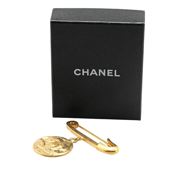 シャネル ヴィンテージ ココマーク ブローチ ゴールド メッキ レディース CHANEL 【中古】