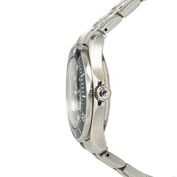 オメガ シーマスター300 プロフェッショナル 腕時計 2561.80 クオーツ ブルー文字盤 ステンレススチール レディース OMEGA 【中古】