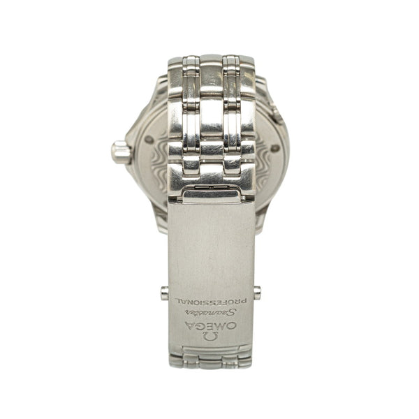 オメガ シーマスター300 プロフェッショナル 腕時計 2561.80 クオーツ ブルー文字盤 ステンレススチール レディース OMEGA 【中古】