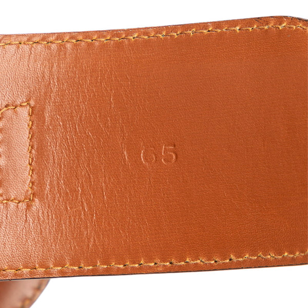 セリーヌ ホースビット ベルト ブラウン レザー レディース CELINE 【中古】