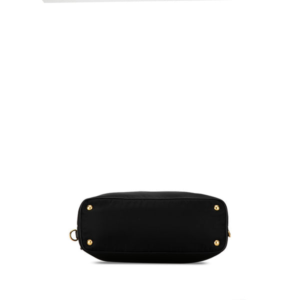 プラダ ハンドバッグ ショルダーバッグ 2WAY ブラック ナイロン レザー レディース PRADA 【中古】