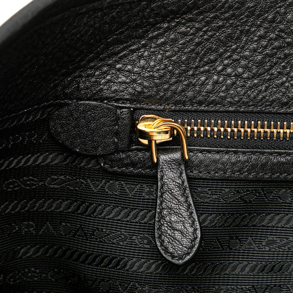 プラダ ハンドバッグ ショルダーバッグ 2WAY ブラック ナイロン レザー レディース PRADA 【中古】