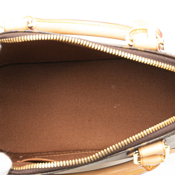 ルイ ヴィトン モノグラム アルマBB ハンドバッグ ショルダーバッグ 2WAY M53152 ブラウン PVC レザー レディース LOUIS VUITTON 【中古】
