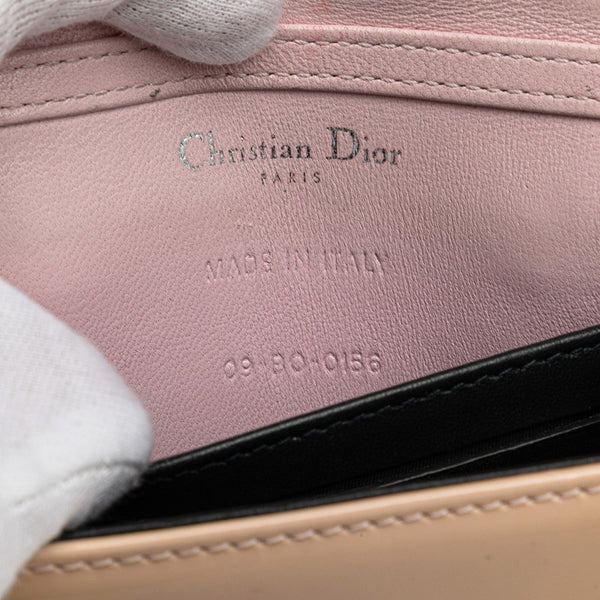 ディオール ディオラマ ミニチェーンショルダーバッグ ベージュ パテントレザー レディース Dior 【中古】