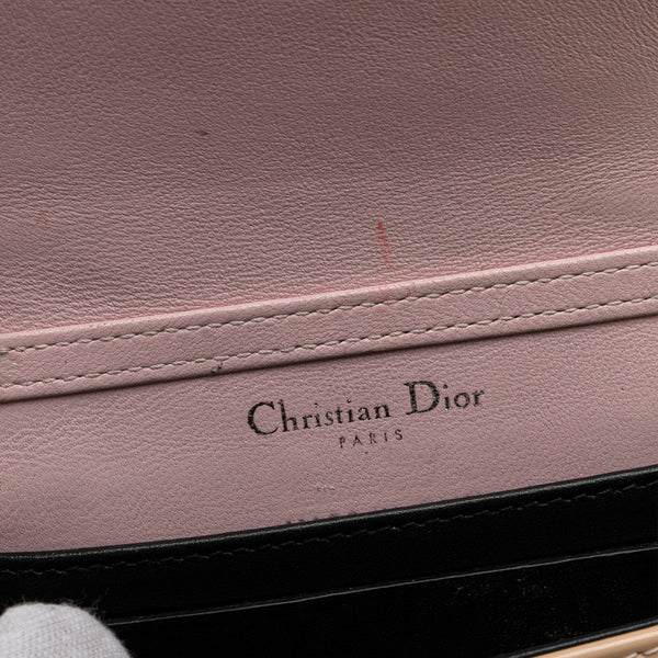 ディオール ディオラマ ミニチェーンショルダーバッグ ベージュ パテントレザー レディース Dior 【中古】