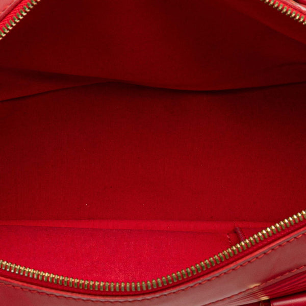 ルイ ヴィトン エピ ダヌーラMM ハンドバッグ ショルダーバッグ 2WAY ルージュ レッド レザー レディース LOUIS VUITTON 【中古】