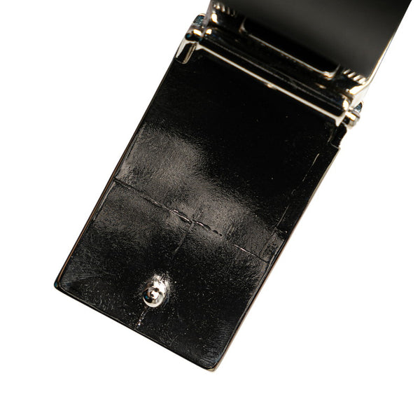 バーバリー ホースロゴ ベルト サイズ：42/105 ブラック レザー メンズ BURBERRY 【中古】