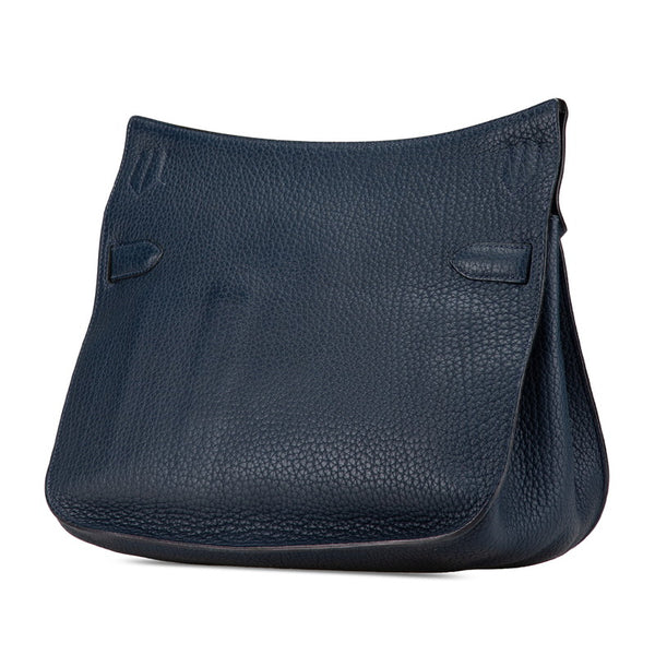 エルメス ジプシエール34 ショルダーバッグ ブルーサフィール ネイビー フィヨルド レディース HERMES 【中古】