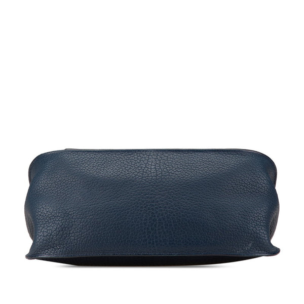 エルメス ジプシエール34 ショルダーバッグ ブルーサフィール ネイビー フィヨルド レディース HERMES 【中古】