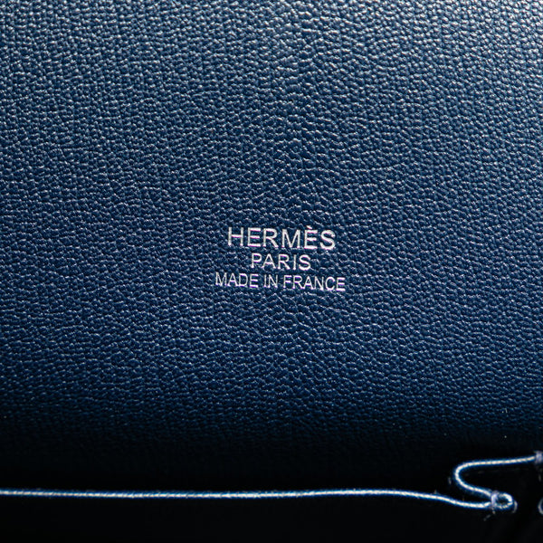 エルメス ジプシエール34 ショルダーバッグ ブルーサフィール ネイビー フィヨルド レディース HERMES 【中古】
