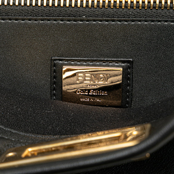 フェンディ ピーカブー スタッズ ハンドバッグ ショルダーバッグ 2WAY 8BN290 ブラック レザー レディース FENDI 【中古】