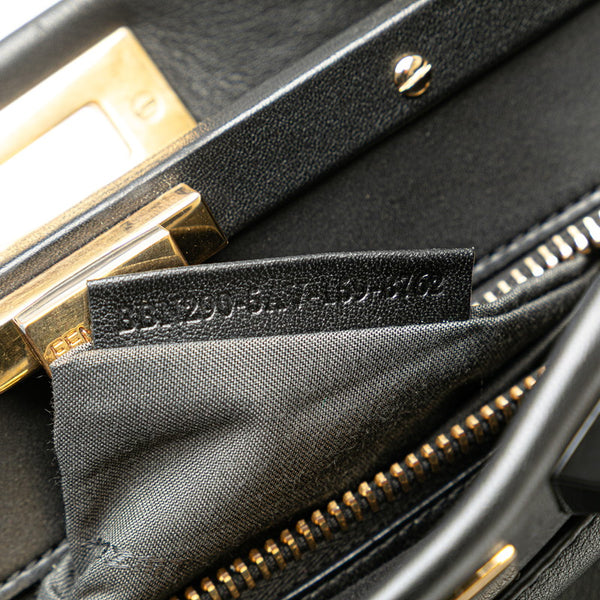 フェンディ ピーカブー スタッズ ハンドバッグ ショルダーバッグ 2WAY 8BN290 ブラック レザー レディース FENDI 【中古】