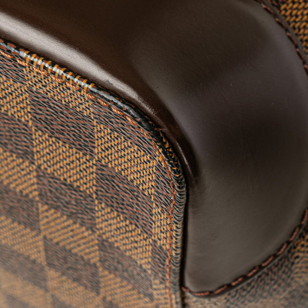ルイ ヴィトン ダミエ ハムステッドGM ショルダーバッグ トートバッグ N51203 ブラウン PVC レザー レディース LOUIS VUITTON 【中古】