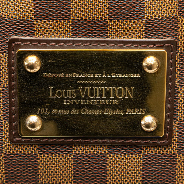 ルイ ヴィトン ダミエ ハムステッドGM ショルダーバッグ トートバッグ N51203 ブラウン PVC レザー レディース LOUIS VUITTON 【中古】