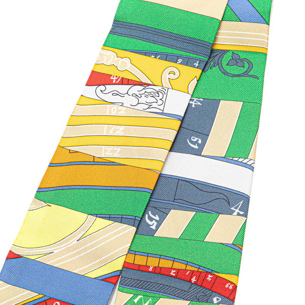 エルメス ツイリー バンダナ Astrologie Nouvelle 新たなる占星術 スカーフ マルチカラー シルク レディース HERMES 【中古】