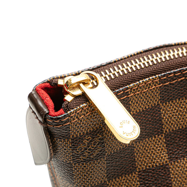 ルイ ヴィトン ダミエ サレヤPM ハンドバッグ トートバッグ N51183 ブラウン PVC レザー レディース LOUIS VUITTON 【中古】