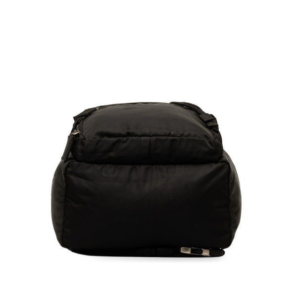 プラダ 三角ロゴプレート リュック バックパック ブラック ナイロン レディース PRADA 【中古】
