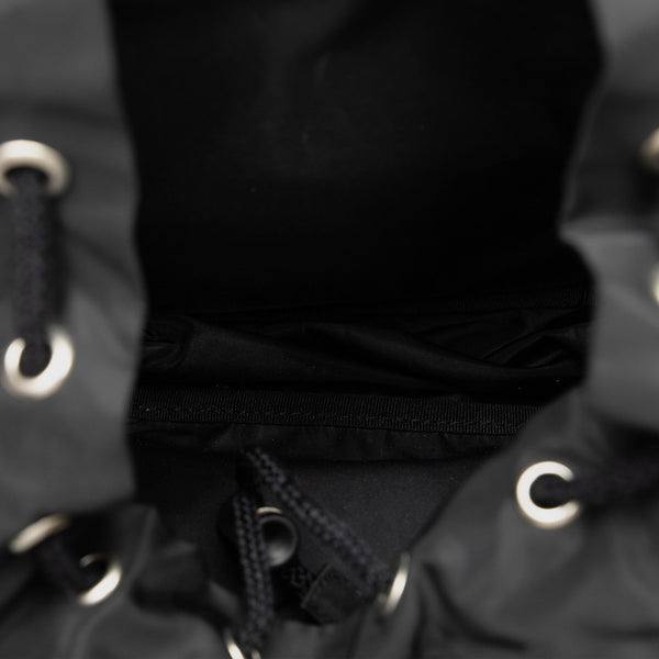 プラダ 三角ロゴプレート リュック バックパック ブラック ナイロン レディース PRADA 【中古】