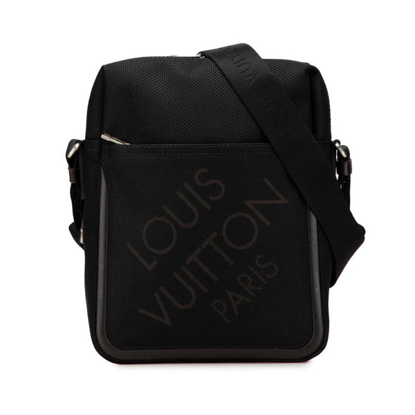 ルイ ヴィトン ダミエ ジェアン シタダンNM ショルダーバッグ M93223 ノワール ブラック キャンバス レザー レディース LOUIS VUITTON 【中古】