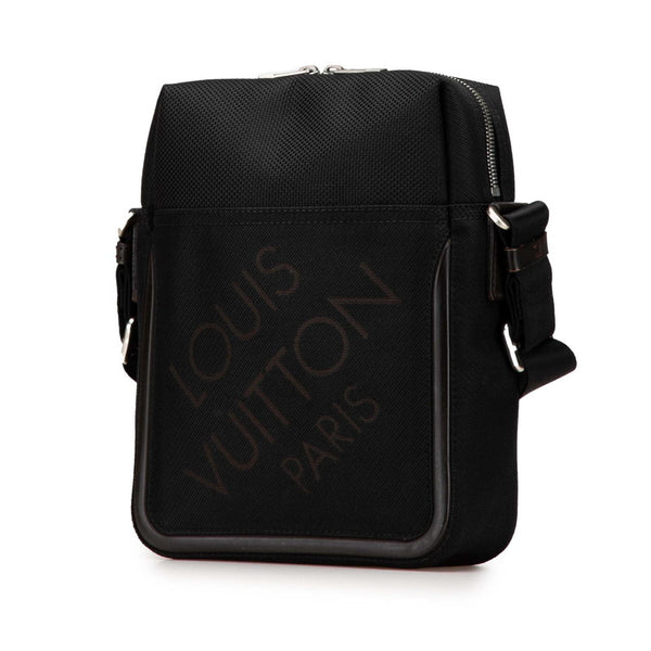 ルイ ヴィトン ダミエ ジェアン シタダンNM ショルダーバッグ M93223 ノワール ブラック キャンバス レザー レディース LOUIS VUITTON 【中古】