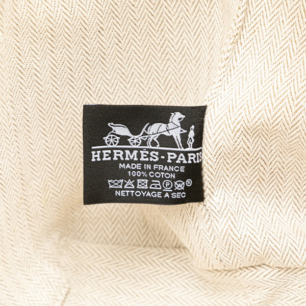 エルメス ブリッドアブラックGM  ハンドバッグ ピンク オレンジ キャンバス レディース HERMES 【中古】