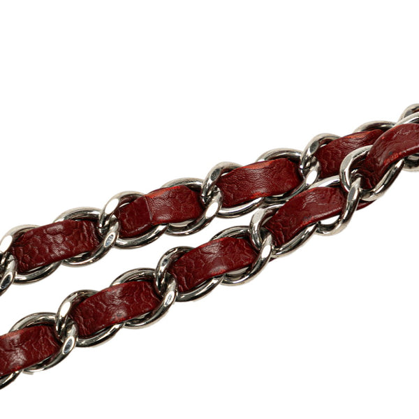 シャネル ココマーク チェーン ハンドバッグ ショルダーバッグ  ワインレッド ボルドー キャビアスキン レディース CHANEL 【中古】