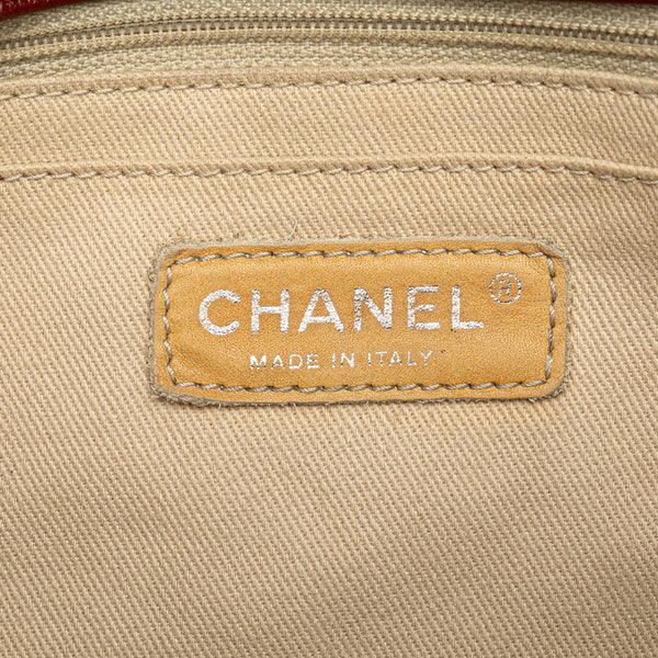 シャネル ココマーク チェーン ハンドバッグ ショルダーバッグ  ワインレッド ボルドー キャビアスキン レディース CHANEL 【中古】