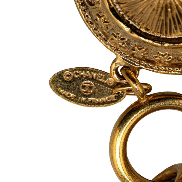 シャネル ココマーク ラウンド ブレスレット ゴールド メッキ レディース CHANEL 【中古】