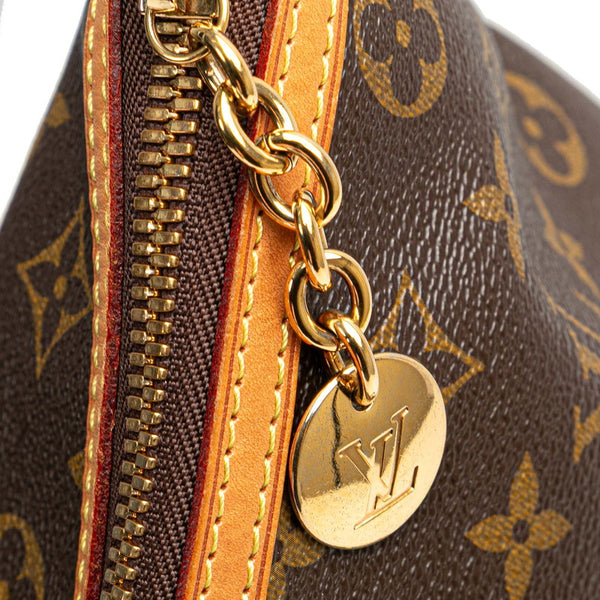 ルイ ヴィトン モノグラム　 パレルモPM ハンドバッグ ショルダーバッグ 2WAY M40145 ブラウン PVC レザー レディース LOUIS VUITTON 【中古】