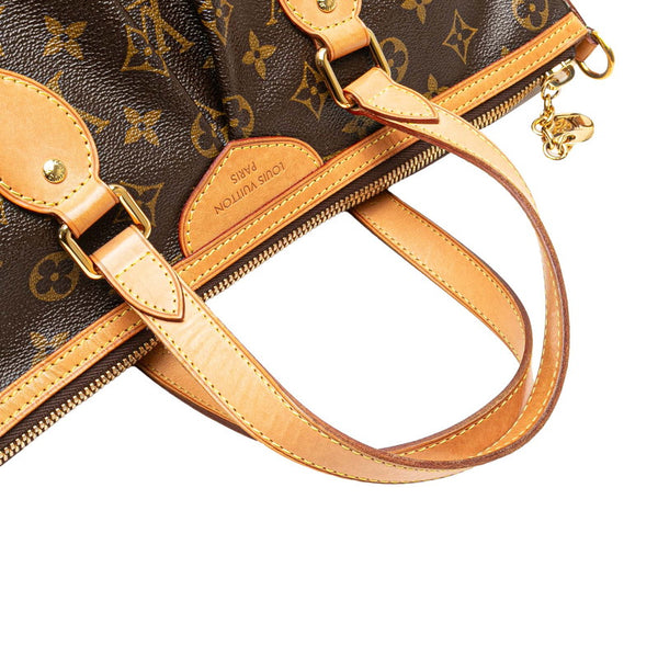 ルイ ヴィトン モノグラム　 パレルモPM ハンドバッグ ショルダーバッグ 2WAY M40145 ブラウン PVC レザー レディース LOUIS VUITTON 【中古】