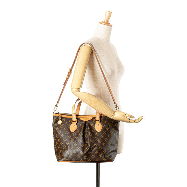 ルイ ヴィトン モノグラム　 パレルモPM ハンドバッグ ショルダーバッグ 2WAY M40145 ブラウン PVC レザー レディース LOUIS VUITTON 【中古】