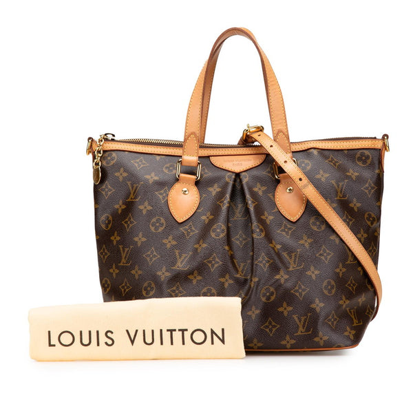 ルイ ヴィトン モノグラム　 パレルモPM ハンドバッグ ショルダーバッグ 2WAY M40145 ブラウン PVC レザー レディース LOUIS VUITTON 【中古】